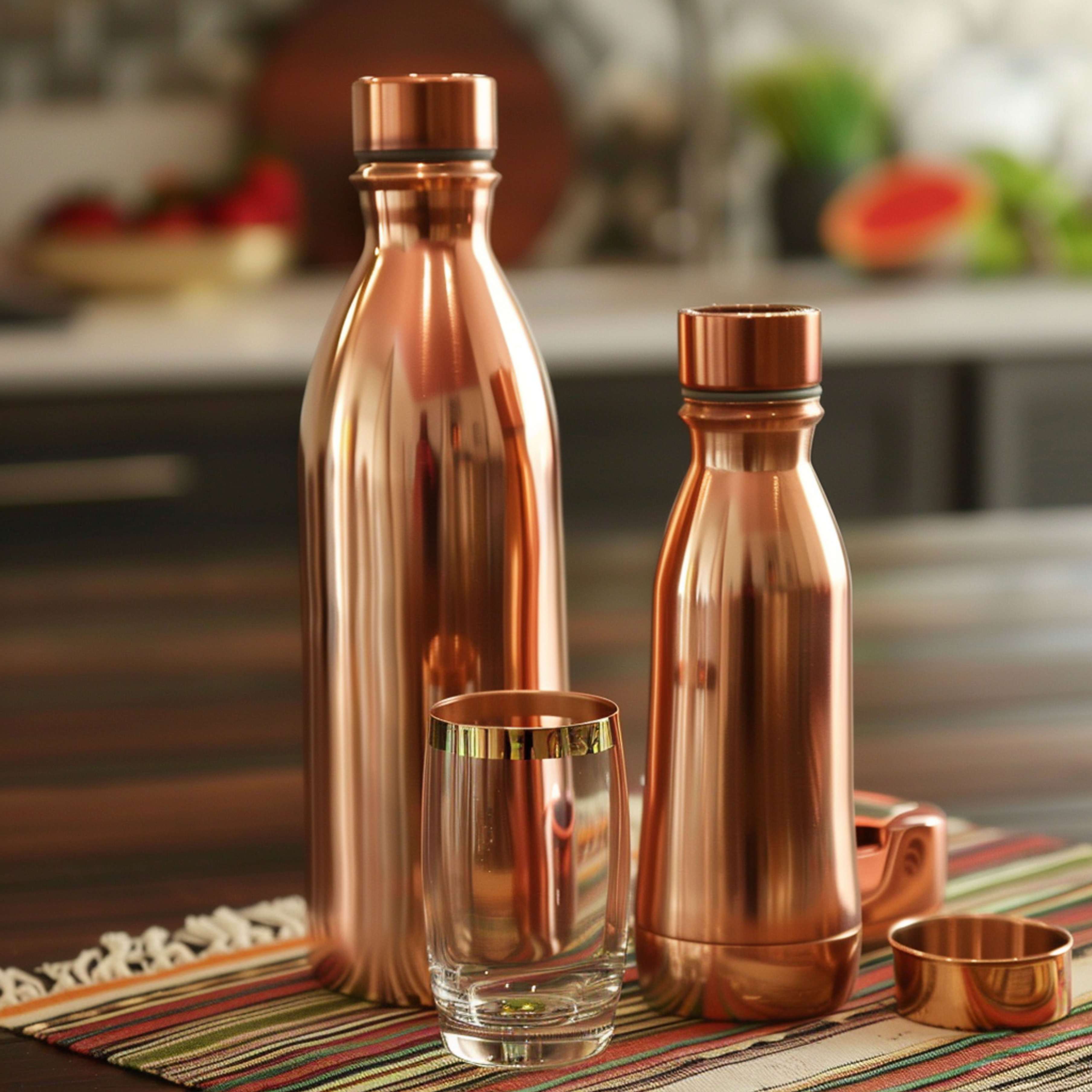 Plain/Smooth Copper Bottles